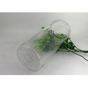 1000 Ml Aluminium Lid Clear Plastic Easy Open Jar Thin Long Tube For Seaweed