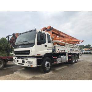 ISO90001 Approved Used Cement Truck , Concrete Pumping Truck 37 Meters