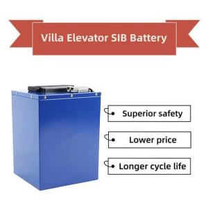Waterproof 42v 43.4v 60ah Sodium Ion Battery SIB Pack For Villa Elevator