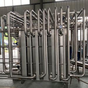 Industrial UHT Milk Processing Machine SUS304 / 316 Material