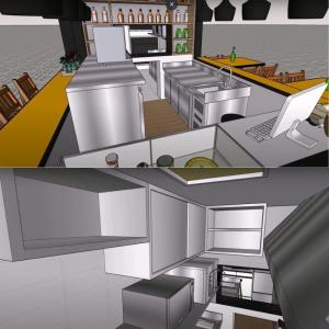 20ft 40ft Mobile Street Fast Food Store Prefabricated Shipping Container Coffee