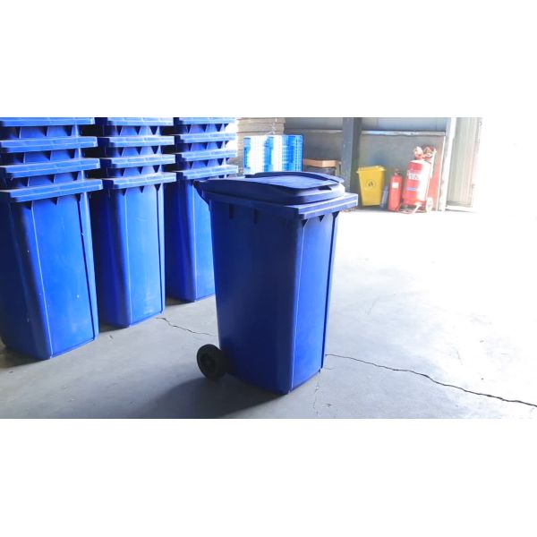 Buy 120L 240L 360L 660L 1100L Cheap garbage bin HDPE dust bin Trash can at wholesale prices