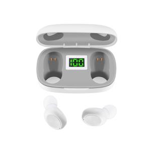 Mobile TWS Earbuds with LED Screen OEM Custom Bluetooth5.0 Headset for Smart