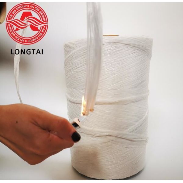 2.10 mm White FR Fibrous type PP Filler 1.6gm/meter Approx 14400 denier for Tray