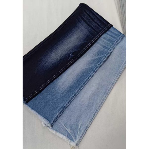 Low Elastic Siro 10.2 oz Dark indigo with full width 190cm /8+8*10/40+70 Denim fabric JSD3296 for men jeans