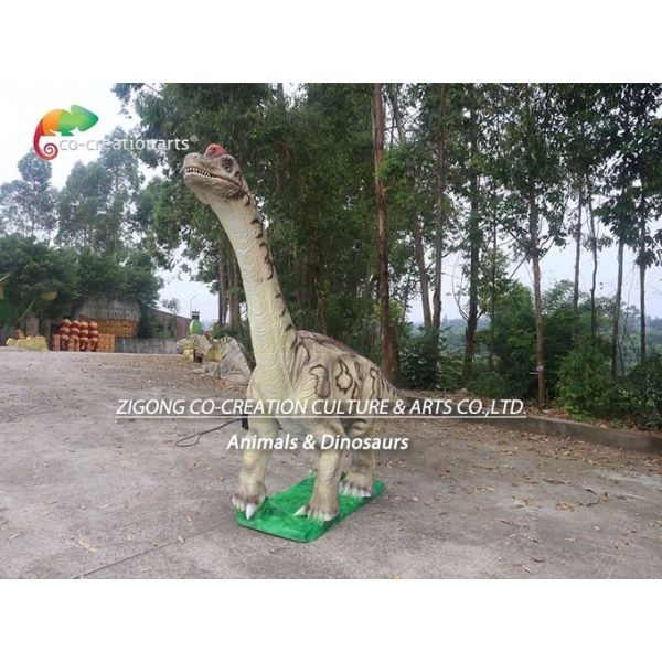 Waterproof Life Size Animatronic Dinosaur Jurassic Brachiosaurus For Amusement Park
