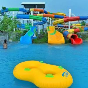 Customized Spiral Water Slide Tube Adult Water Slide Weather Resistance