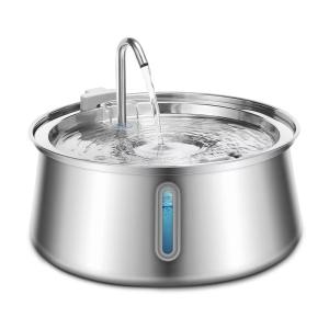 Foldable Design Stainless Steel Base Ceramic Bowl Pet Drinking Machine