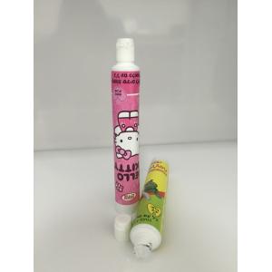 ISO9001 Aluminum Barrier Toothpaste Tube With Small Flip Top