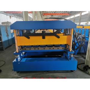 Roof Steel Roll Forming Machine / Glazed Tile Machine 380v 50hz 3 Phase