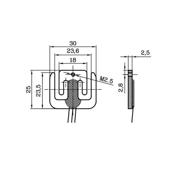 Ultra-Thin Full-Bridge Load Cell Weight Sensor