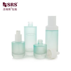 GL025 35ml 50ml 100ml 120ml Paint Custom Color Frosted Glass Bottle With Dropper