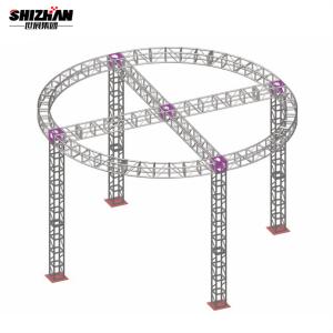 China Aluminum Alloy Lighting Round Truss Electric Galvanized on sale