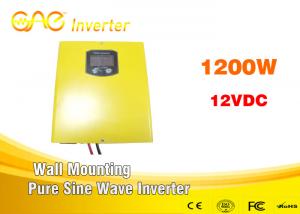 China Off grid high power dc 12v 24v to ac 220v pure sine wave inverter charger 1200w on sale