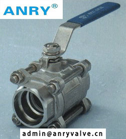 3PCS SW Welding CF8M Body PTFE Seat Ball Valve