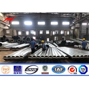 China 60FT Electric Power Pole With High-Strength Q235 And Q345 Material For Street Lighting on sale
