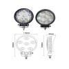 China LED Work Lamp/ Headlamp Round Light for LED Headlamp on sale