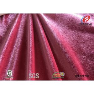 Warp Knitted Smooth Shiny Panne Velvet Fabric Women'S Dress / Garment