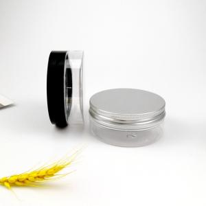 23mm Shoulder 100ml Plastic Screw Cap Jars Oblate Shape