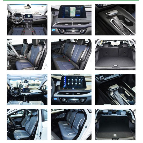 Buick Velite 6 2022 Intercon Fashion Plus Luxury 4 Wheel Electric Car High Speed White/Green