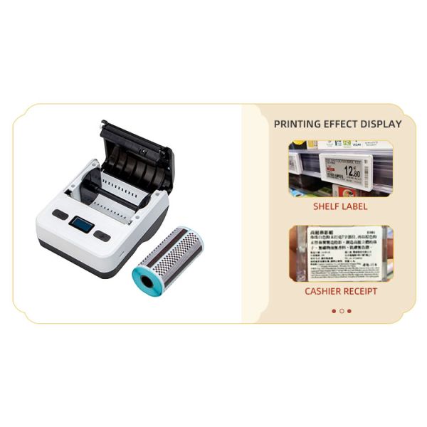 Design Professional MP-80L Handheld Express Waybill 80MM USB Blue Tooth Label Printer