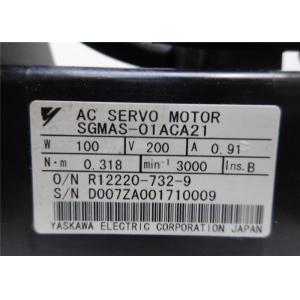 Yaskawa Motor Industrial AC SERVO MOTOR 1PC New 100W 091A SGMAS-01ACA21