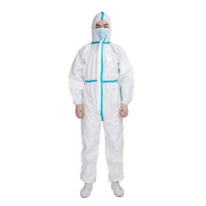 China Sterile Ppe Medical Protective Clothing With Hood And Boot on sale