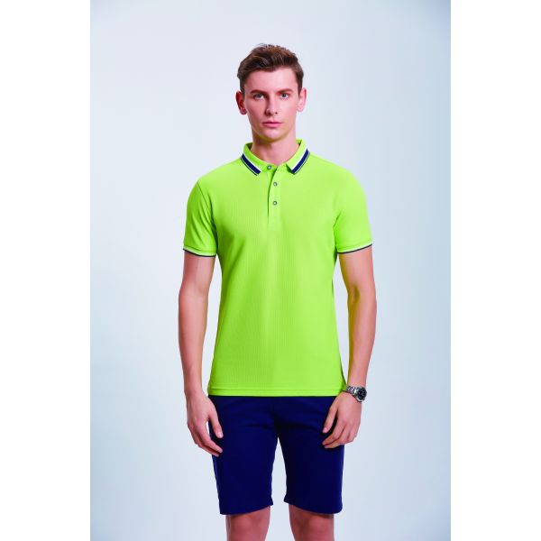 Breathable Flyita Mens Plain Polo T Shirt Cotton Short Sleeve