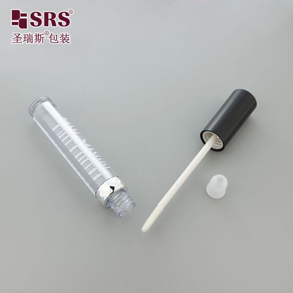 SLR024-3ML Unique Design Plastic Tube Clear Transparent Lip Gloss Tube Makeup Bottle Packaging Customization