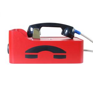 Weatherproof Analog Wall Phone Cold Rolled Steel No Keypad Audio ATM Service