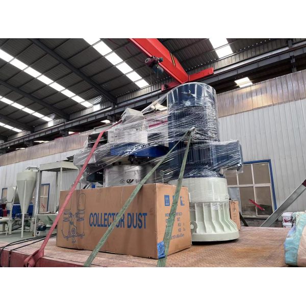 1500-2000kg/H Output Vertical Ring Die Pellet Mill Perfect For Pressing Diameter 6-12mm Pellet