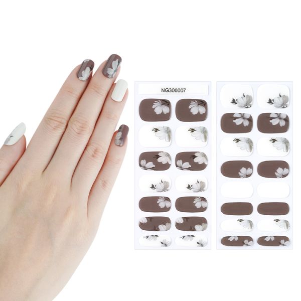Fashionable Nail Beauty Products Self-Adhesive Gel Stickers for Semi Cured Nails