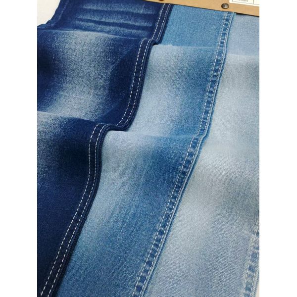 Soft Touch High Spandex Twill Style 8.4oz Denim Fabric With 12*21/70OE Construction For Jeans