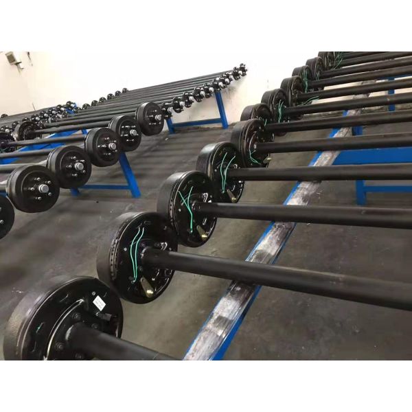 3500-8000 lb Light Trailer Axle Straight Type with Electric/Mechanical/Hydraulic Brakes