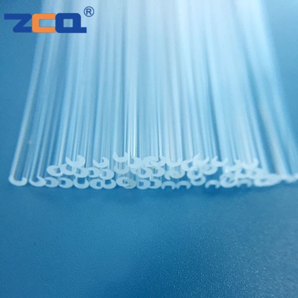 Buy Grooved Quartz Glass Rod OD 1.38mm OD 1.8mm Cutting Moulding Processing at wholesale prices