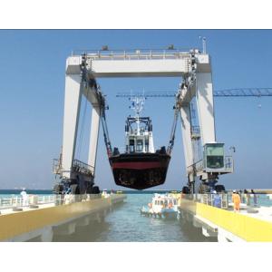 150T Travel Lift Boat Hoist Crane Mobile Boat Crane