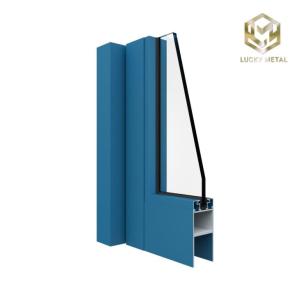 China ​A2-Class Corrosion Resistant Aluminium Door Frame Profile 45x80mm on sale