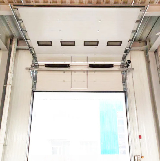 Manual Operation Insulated Sectional Overhead Doors Durable Steel Insulating