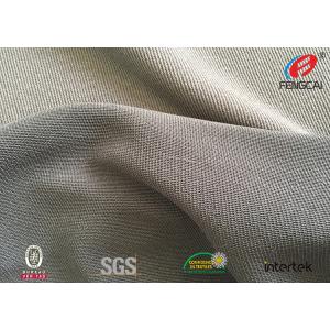 T - Shirt Polyester Rayon Spandex Fabric , Gray Swimsuit Spandex Fabric