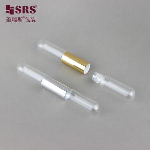 SGB2-5ml+5ml Transparent Cute Empty Perfume Essential Oil Roller Steel Ball