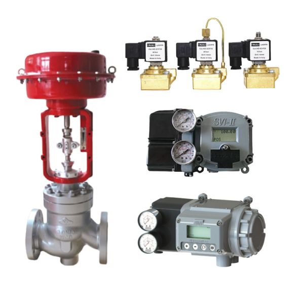 Parker Solenoid Valve 321f35 with Masoneilan SVI2 Valve Positioner Suitable for