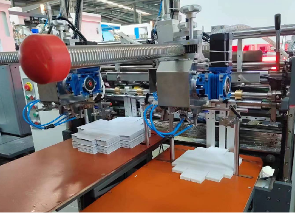 Intelligent 2 in 1 Rigid Box Production Line Rate 70 Pieces Per Minute