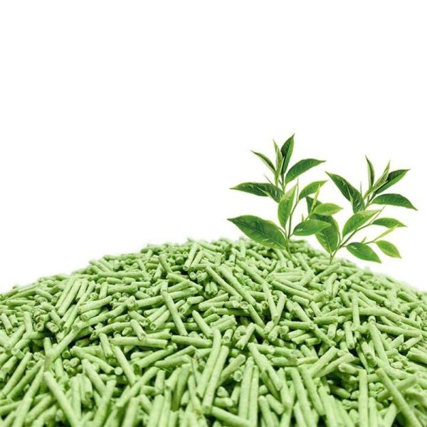 Buy Deodorizing Green Tea Cat Litter Dust Free Fast Clumping  Kitty Litter Tofu Strip Type at wholesale prices