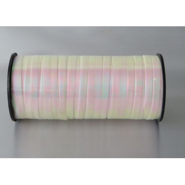 100Y Length 5mm Width Iridescent Curling Crimped Ribbon for Restaurants , Gift Stores