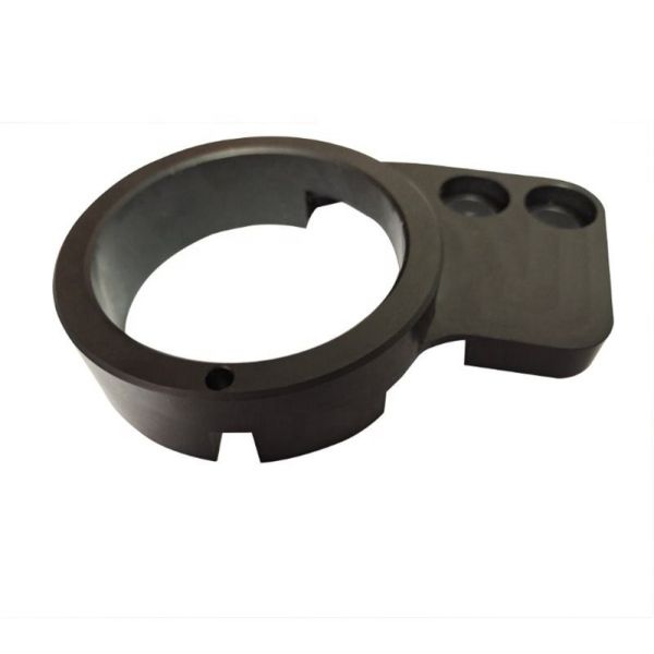 Buy Glass Bead Sandblast Black Oxidation Aluminum Mechanical Parts Machining Turning at wholesale prices