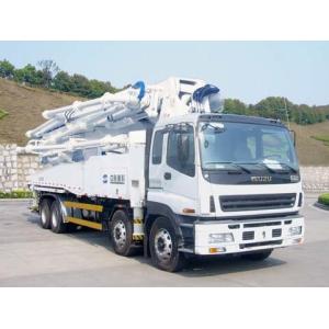 Special Purpose Truck , Truck Mounted Concrete Boom Pump Multi - protection