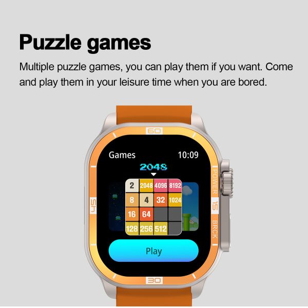 Hk96 Smart Watch High Performance Program Dock Bluetooth Calls Call Reminders Sms App Infomation