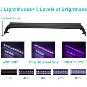 Adjustable Metal 25w Aquarium Grow Lights