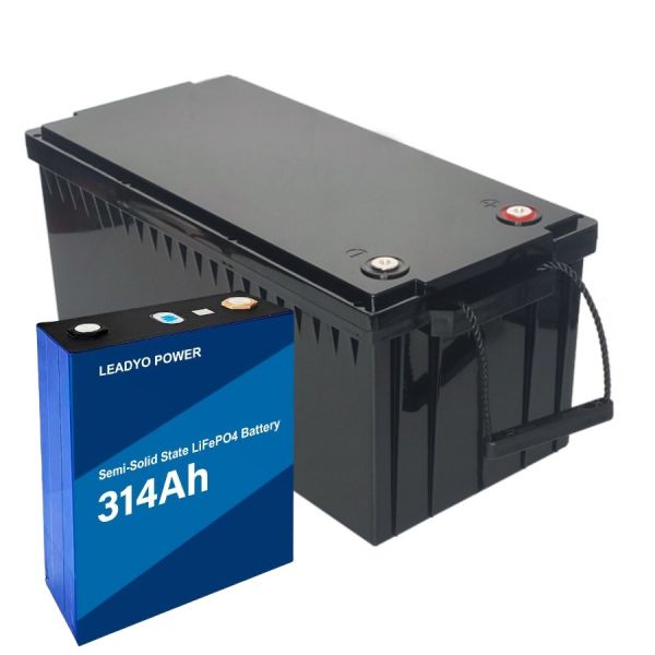 Semi Solid State SSS 12.8V 314Ah LiFePO4 Battery Pack 12V 200AMP BMS LFP Batteries