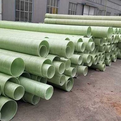 DN50-2000mm Diameter Range FRP Pipe Manufactured With Fiberglass Reinforced Plastic And Filament Winding Method